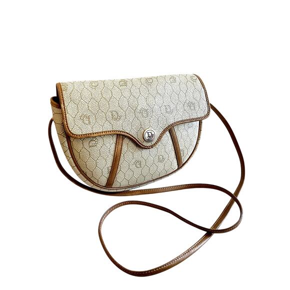 Vintage Christian Dior Monogram Crossbody Bag - Picture 1 of 16